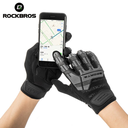 Cycling Gloves - Thermal Autumn/Winter Windproof Gloves with Touch-Screen Ability