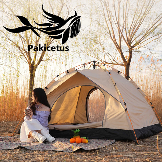 2–4 Person Camping Tent – Windproof Waterproof Family Tent with Easy Setup