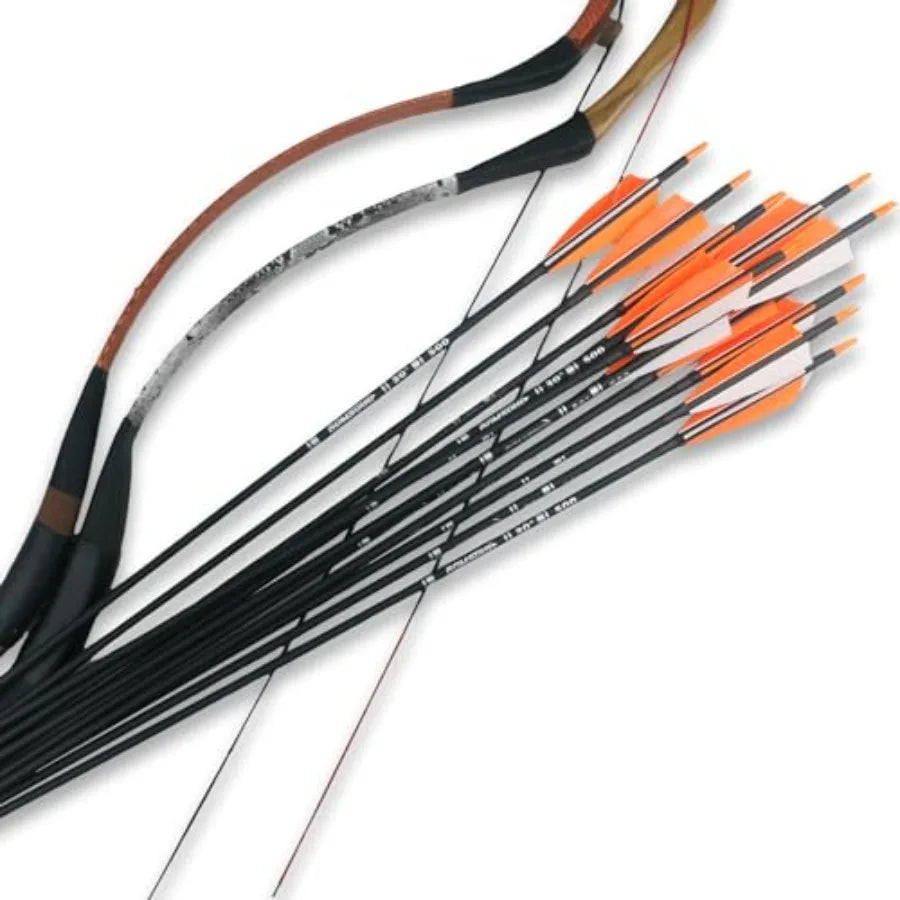Carbon Arrows for Archery Target Practice & Hunting