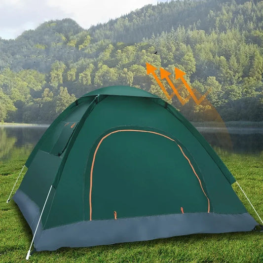 2–3 Person Pop-Up Camping Tent – Lightweight Waterproof Instant Setup Tent