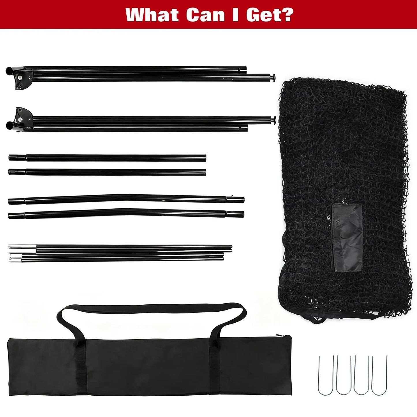 Golf Practice Net (10x7 FT) – Portable Hitting Net for Backyard Swing & Chipping Training