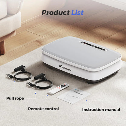 Vibration Plate Exercise Machine with Light Whole Body Workout Power