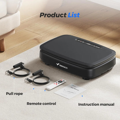 Vibration Plate Exercise Machine with Light Whole Body Workout Power