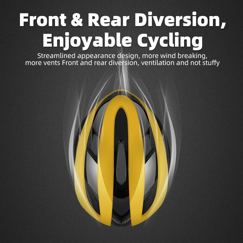 Ultralight Cycling Helmet with Adjustable Chin Strap