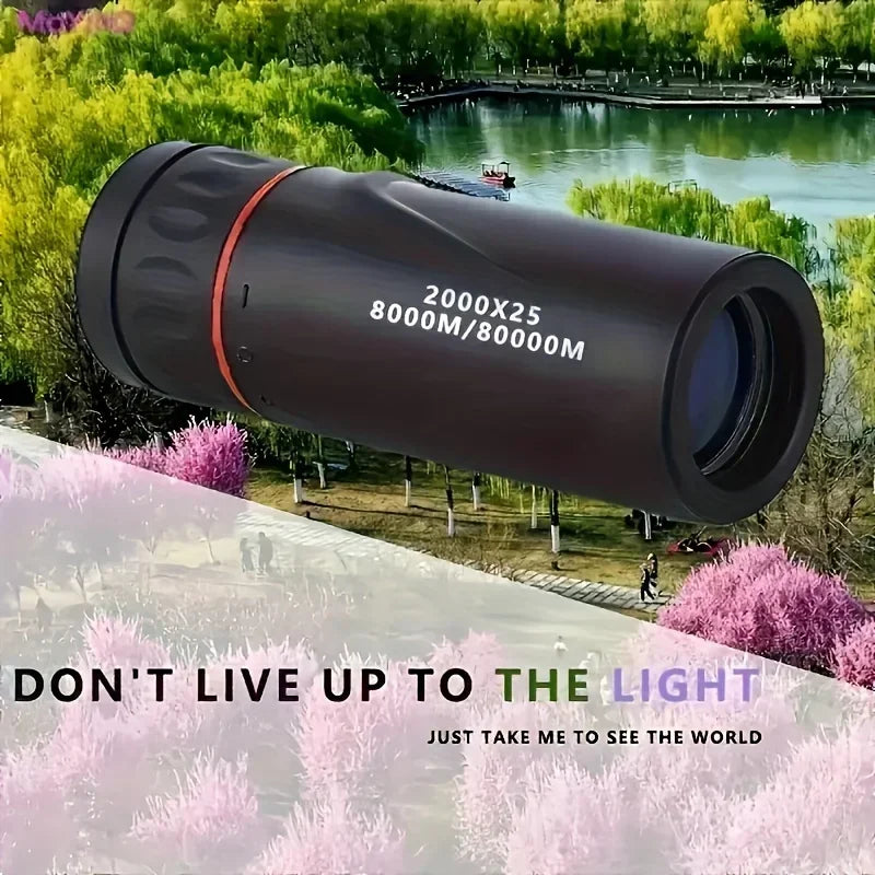 Compact Monocular Telescope – Portable High-Definition Outdoor Viewing for Hiking & Travel