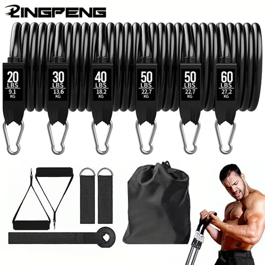 Resistance Bands With Door Anchor and Accessories