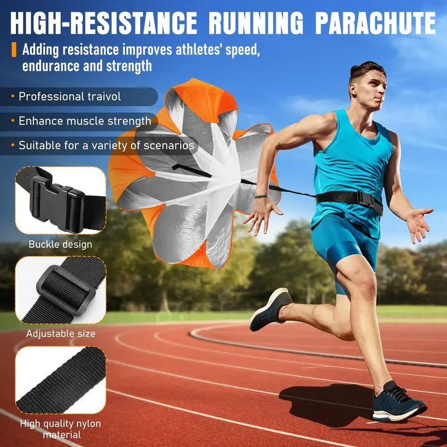 Agility Training Set – Ladder, Cones, Hurdles, Jump Rope & Speed Parachute Kit