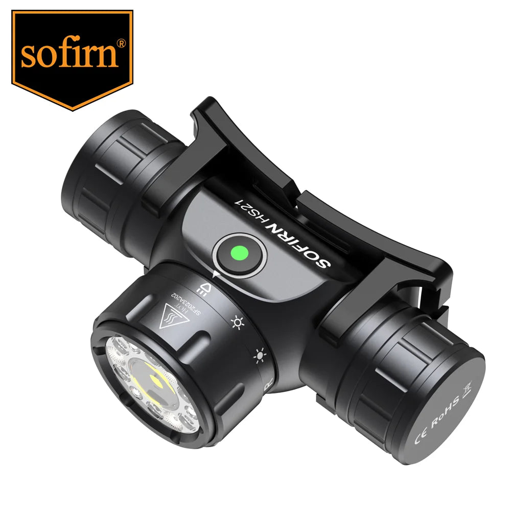 Rechargeable LED Headlamp (2000 Lumens) – USB-C Headlight with Multiple Modes for Camping & Hiking