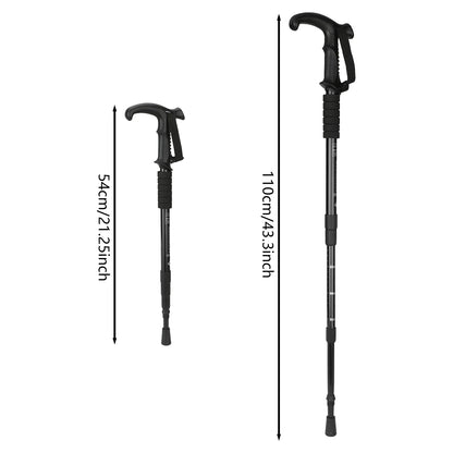 Adjustable Trekking Poles (54–110cm) – Lightweight Aluminum Hiking Sticks for Stability & Support