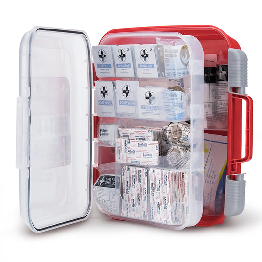 First Aid Kit (350 Pieces) – Comprehensive Emergency Medical Kit for Camping, Travel & Home