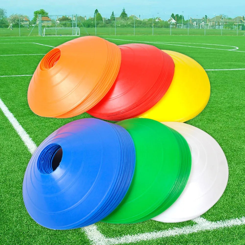 Training Cones (10pcs) – Multi-Sport Agility Markers for Soccer, Football & Drills