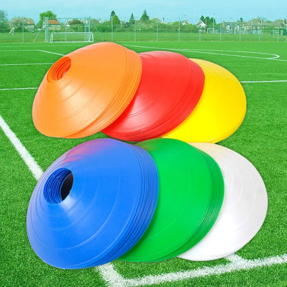 Training Cones (10pcs) – Multi-Sport Agility Markers for Soccer, Football & Drills