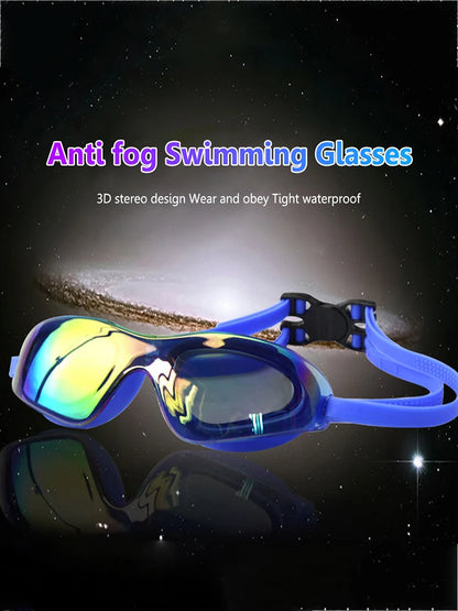 Adjustable Swim Goggles – Anti-Fog Leak-Proof Swimming Goggles for Adults & Kids