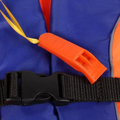 Kids Life Vest with Whistle & Reflective Strips – Adjustable Youth Life Jacket for Water Safety
