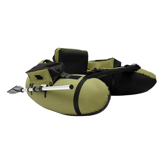 Inflatable Fishing Boat – Portable 1-Person Float Tube for Lakes, Rivers & Fishing Adventures