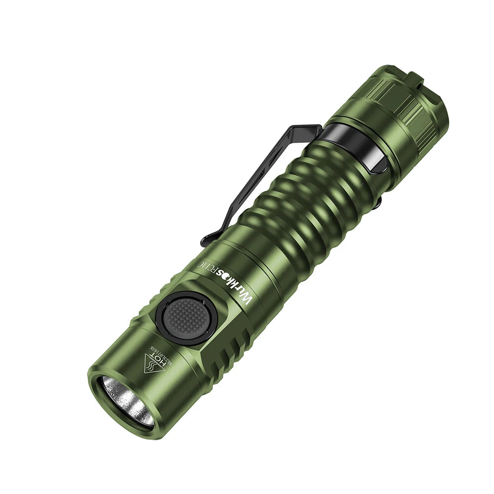 Hiking and Camping High-Output Flashlight w/ Rechargeable Battery