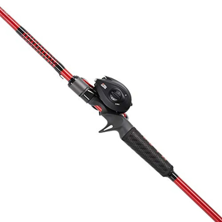 Baitcast Reel and Carbon Fishing Rod Combination