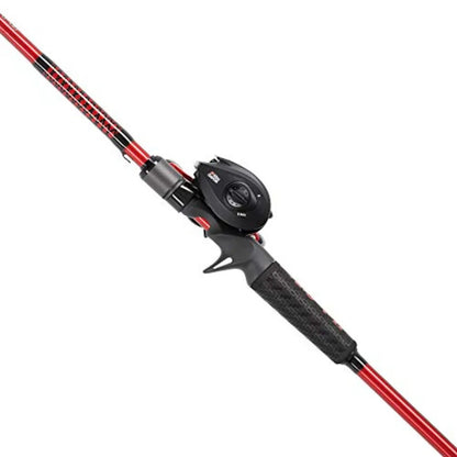 Baitcast Reel and Carbon Fishing Rod Combination