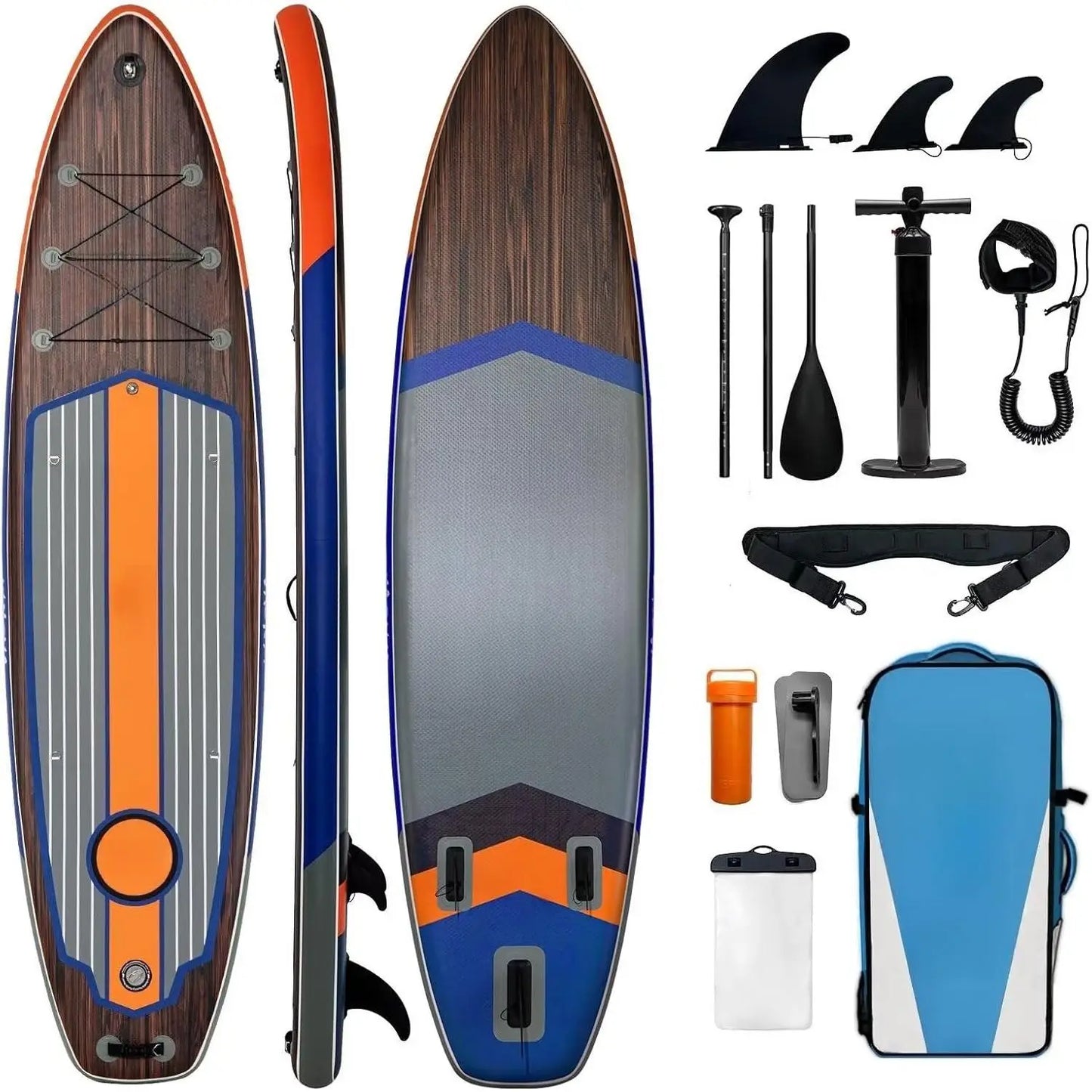 Extra Wide Inflatable Paddle Board 11’ – Stable SUP with Accessories for All Skill Levels