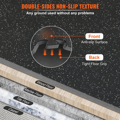 Thick Waterproof Interlocking Gym Floor Mats