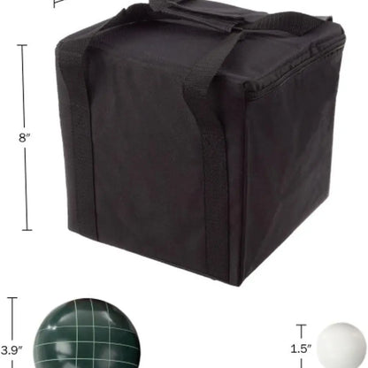 Bocce Ball Set (Regulation Size) – Classic Lawn Game with Carry Case for Backyard & Beach