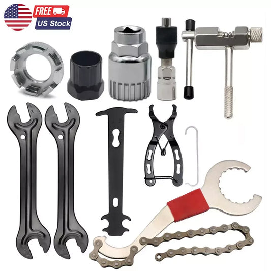 9PCS Complete Bike Repair Tool Kit
