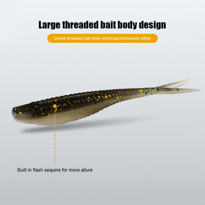61pcs Lightweight Artificial Fishing Lure & Hook Set with Tacklebox