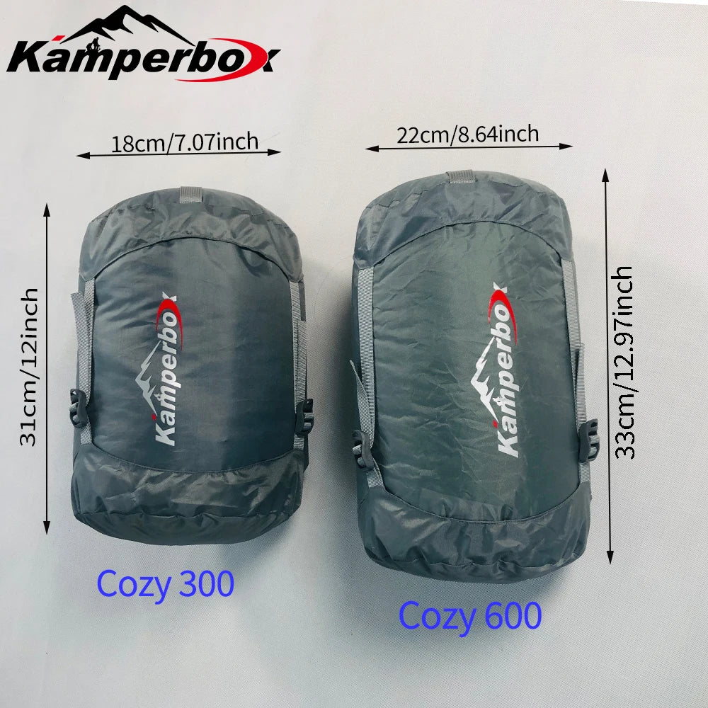 Winter Down Sleeping Bag (0°C to -10°C) – Cold Weather Mummy Sleeping Bag for Camping
