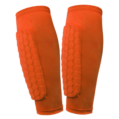 Soccer Shin Guards – Lightweight Honeycomb Padding Shin Pads for Training & Match Play