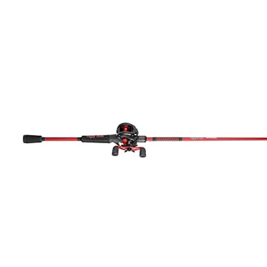 Baitcast Reel and Carbon Fishing Rod Combination