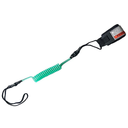 Coiled Bodyboard & SUP Leash – TPU Ankle Strap Surf Leash for Paddleboarding & Surfing