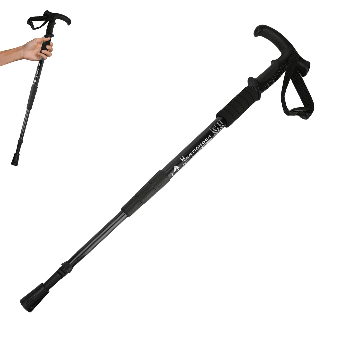 Adjustable Trekking Poles (54–110cm) – Lightweight Aluminum Hiking Sticks for Stability & Support