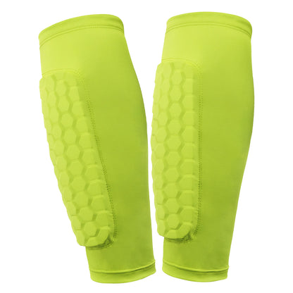Soccer Shin Guards – Lightweight Honeycomb Padding Shin Pads for Training & Match Play