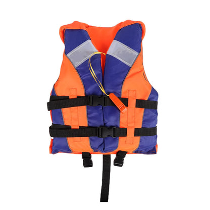 Kids Life Vest with Whistle & Reflective Strips – Adjustable Youth Life Jacket for Water Safety