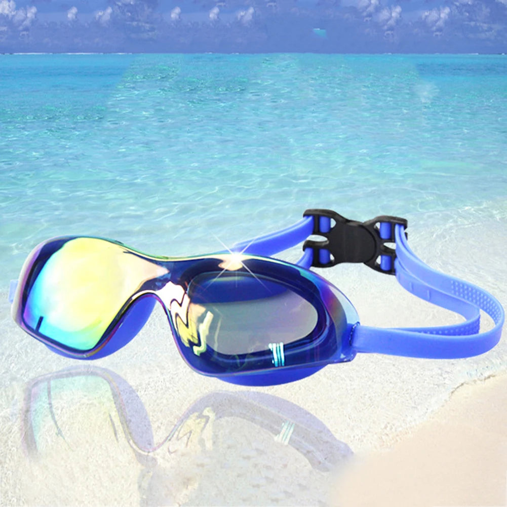 Adjustable Swim Goggles – Anti-Fog Leak-Proof Swimming Goggles for Adults & Kids