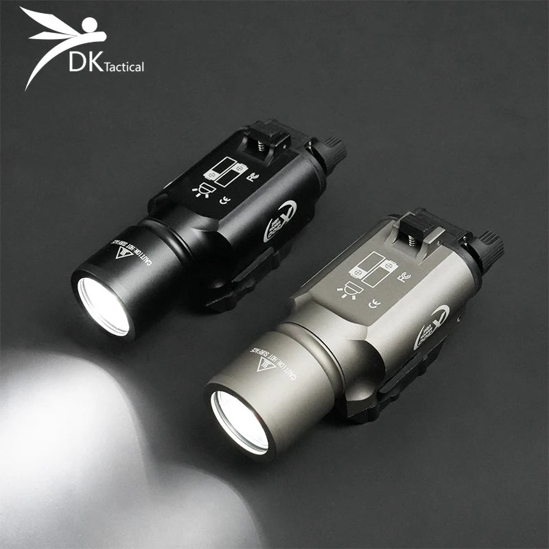 Tactical Hunting Flashlight - Fits 20mm Rail Mount