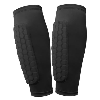 Soccer Shin Guards – Lightweight Honeycomb Padding Shin Pads for Training & Match Play
