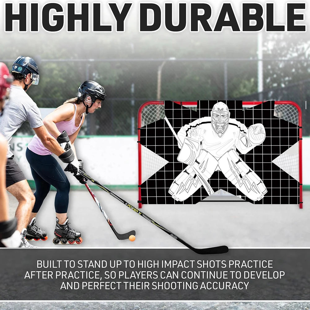 Hockey Shooting Target – Goal Practice Net for Accuracy Training & Skill Development