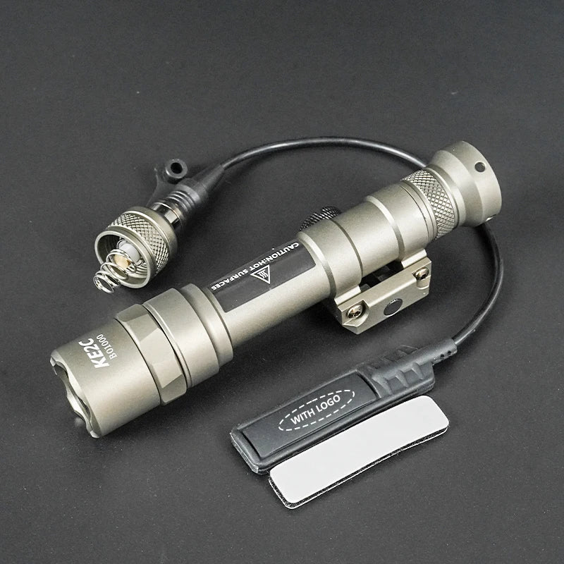 Tactical Hunting Flashlight - Fits 20mm Rail Mount