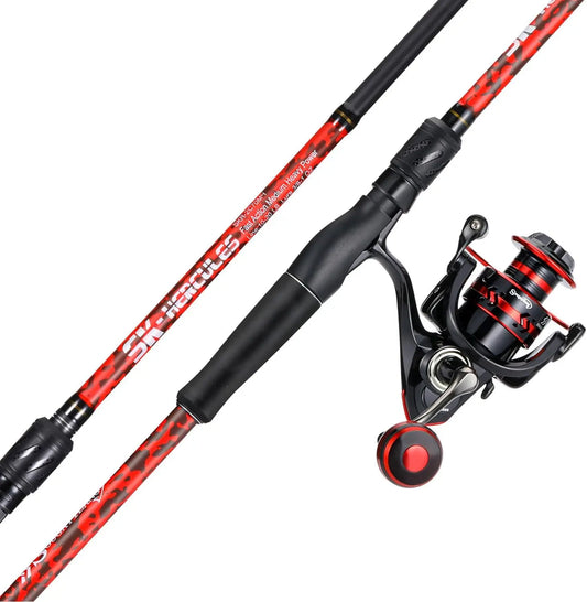 7' 2-Piece Fishing Rod & Reel Combo