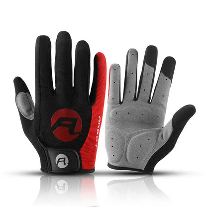 Cycling Gloves - Full Finger BMX Mountain Bike Gloves with Touchscreen Ability