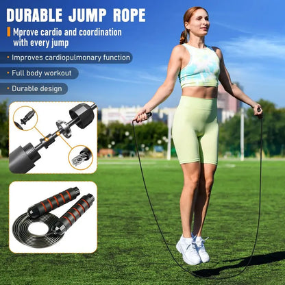 Agility Training Set – Ladder, Cones, Hurdles, Jump Rope & Speed Parachute Kit