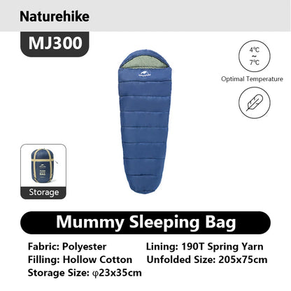 3-Season Mummy Sleeping Bag – Lightweight Insulated Sleeping Bag for Camping & Hiking