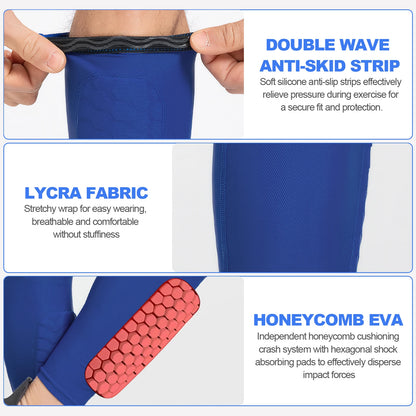 Soccer Shin Guards – Lightweight Honeycomb Padding Shin Pads for Training & Match Play