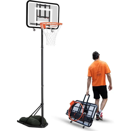 Adjustable Basketball Hoop (6.9–8.7 FT) – Portable Indoor/Outdoor Basketball Goal