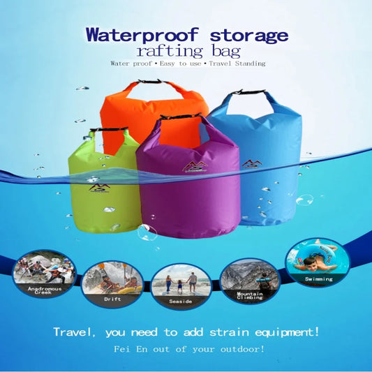 Waterproof Dry Bag (5L–70L) – Heavy-Duty Roll Top Dry Sack for Kayaking, Camping & Water Sports