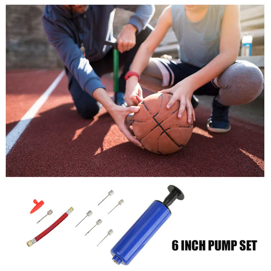 Ball Pump Inflator Kit (10pcs) – Portable Air Pump with Needles for Sports Balls & Tires