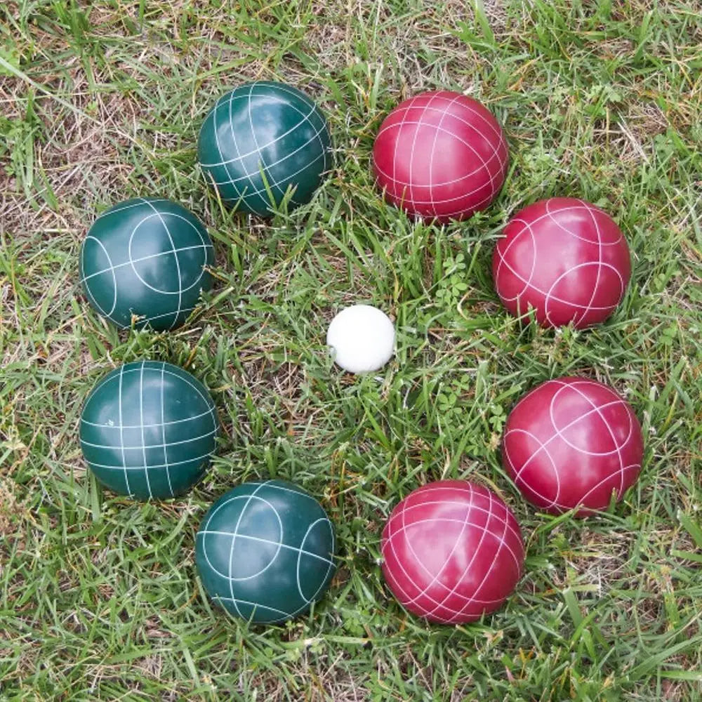 Bocce Ball Set (Regulation Size) – Classic Lawn Game with Carry Case for Backyard & Beach